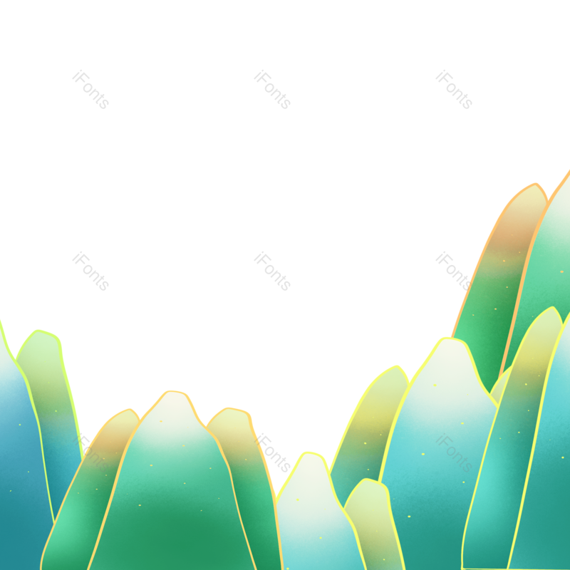 山脉图片,元素,PNG,免抠素材